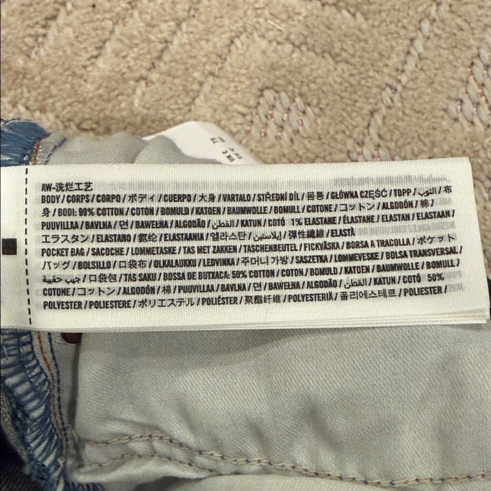 Abercrombie & Fitch , The 90’s Straight mid rise jean curve love - Picture 5 of 8
